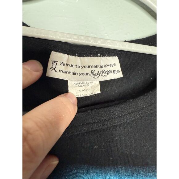 Vintage y2k Self Esteem New York City geaphic baby tee - Picture 2 of 6